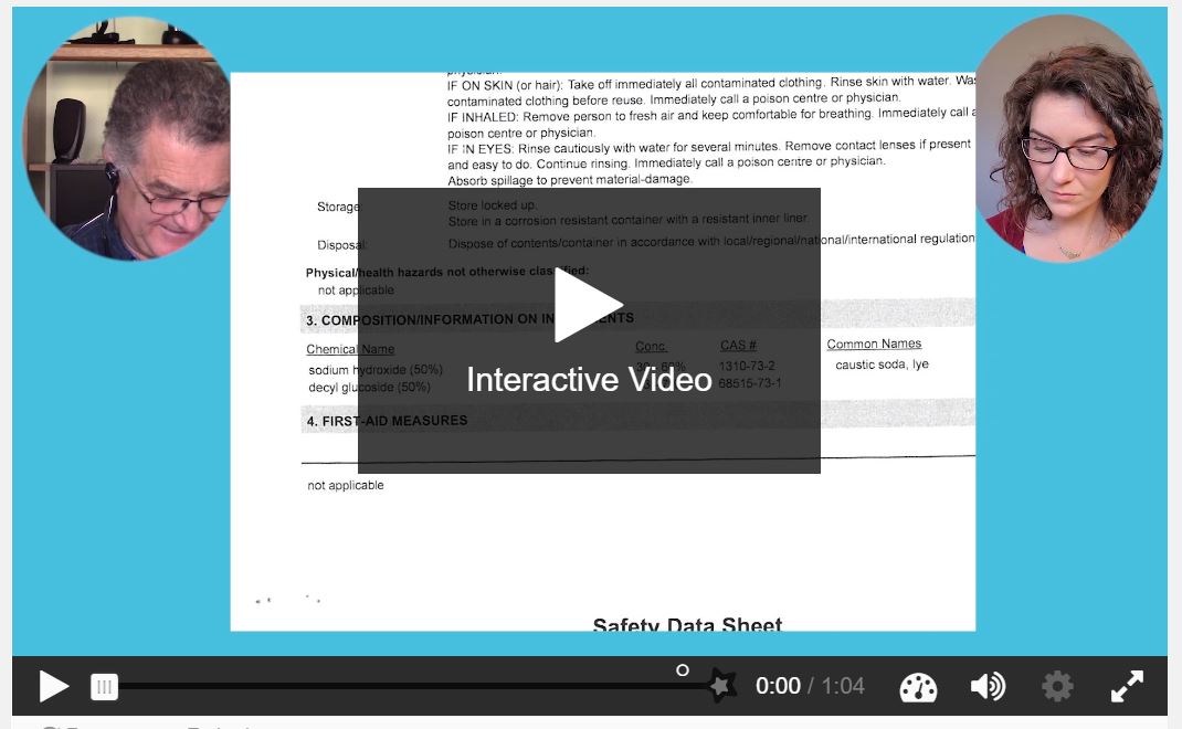 Safety Data Sheet Section 3 WHMIS 2015 OER